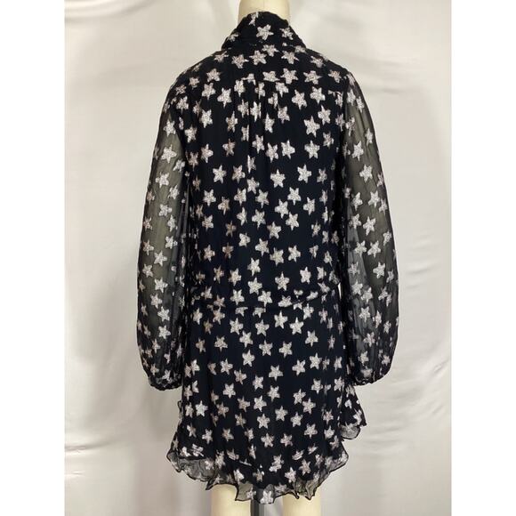 Rococo Sand 'Vega' Short Black Long Sleeve Dress Size S - Picture 3 of 4